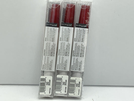 3 PACK - Maybelline Super Stay 24 Color 2-Step Liquid Lipstick - 310 Optic Ruby