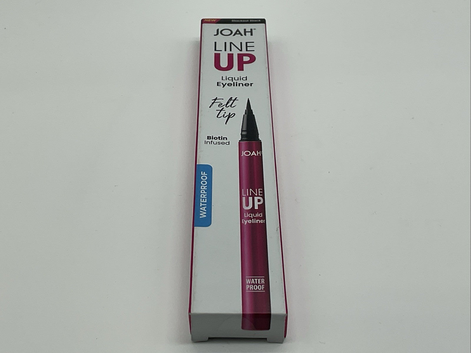 Joah Line Up Waterproof Liquid Eyeliner Felt Tip - Blackest Black