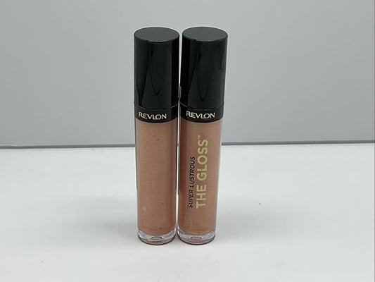 Revlon Super Lustrous Moisturizing HighShine Lip Gloss - 205 SnowPink - Set Of 2