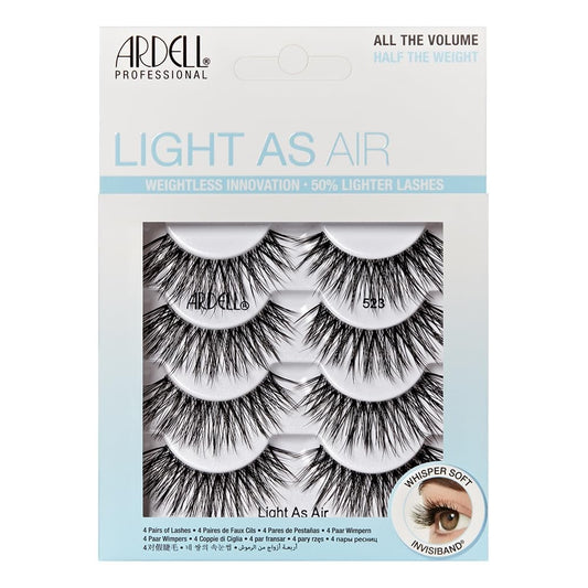 Ardell Lashes Light As Air 4 Pairs Weightless Lashes - 523