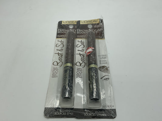 2 PACK - L’Oreal Brow Stylist & Set Volumizing Brow Mascara - 480 Light Brunette