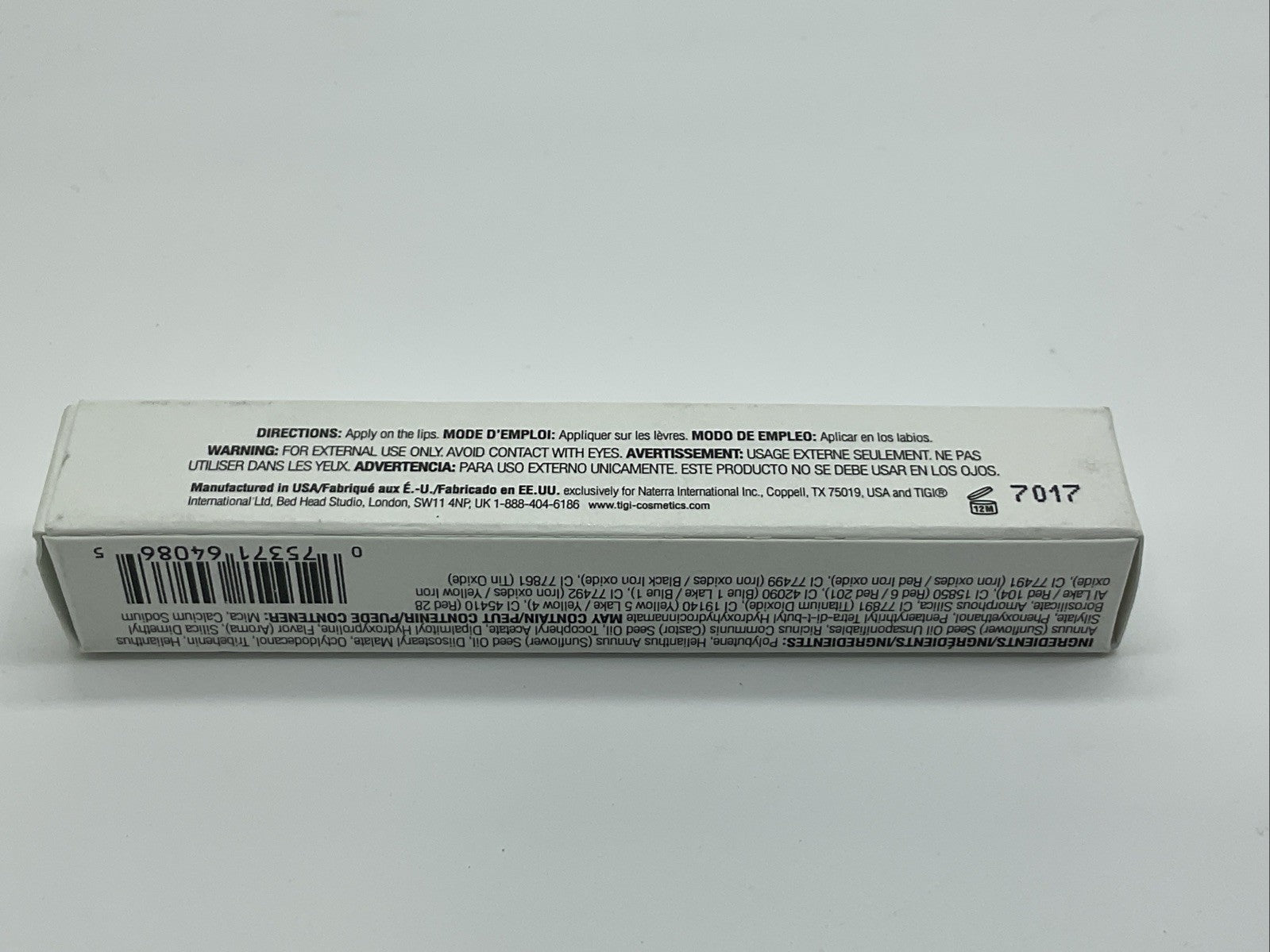TIGI Luxe Lipgloss Professional Cosmetics 0.11oz - Queen Bee