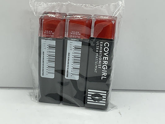 3 PACK - Covergirl 24 HR Long Lasting Matte Lipstick - 675 All Abuzz