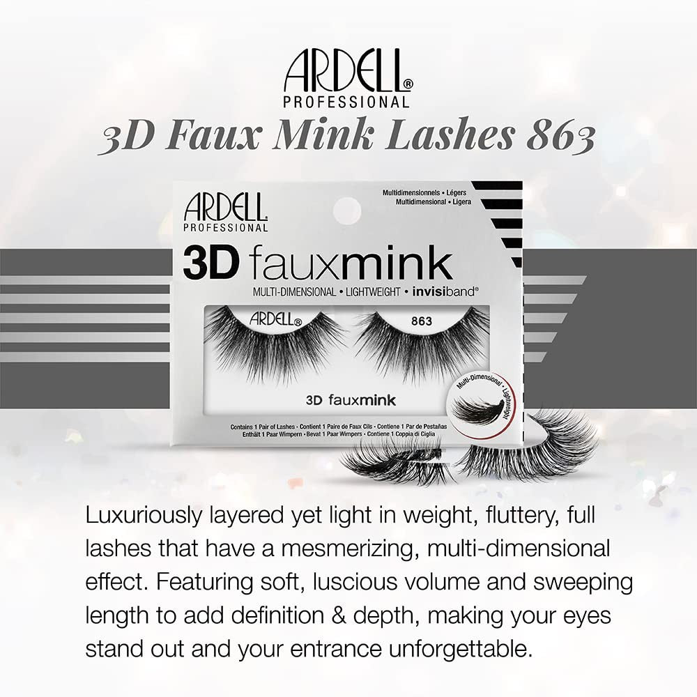 Ardell 3D Faux Mink Lashes - 863