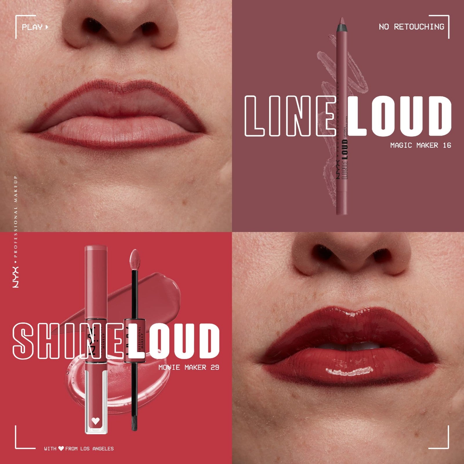 NYX Pro Makeup Line Loud Lip Liner Pigmented - MAGIC MAKER 