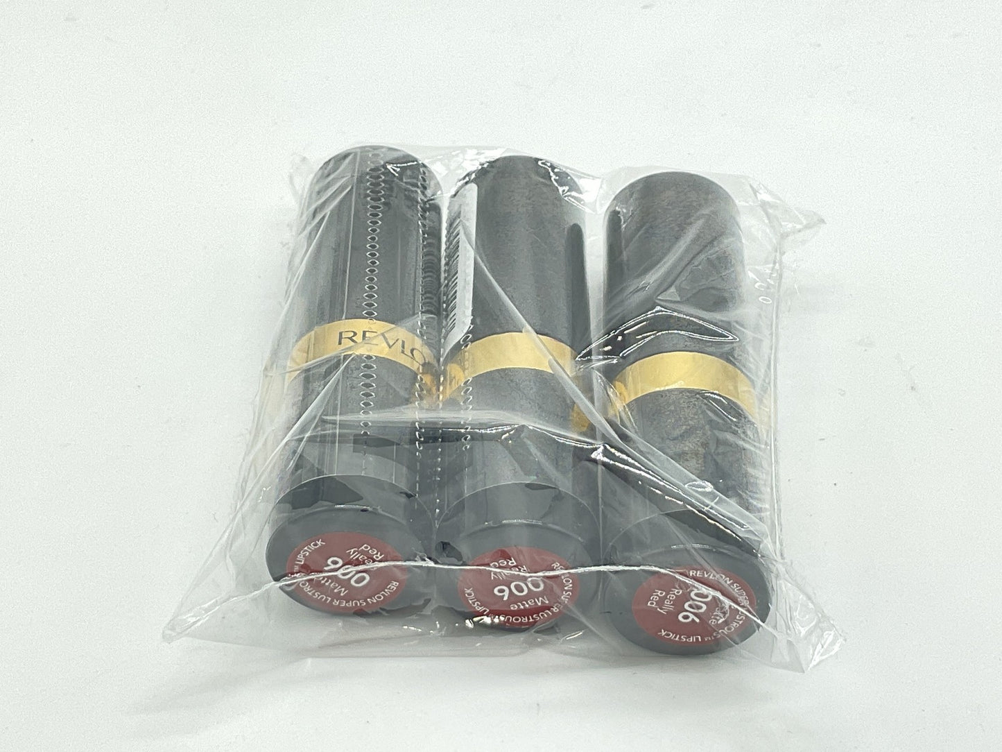 3 PACK - Revlon Super Lustrous Matte Lipstick - 006 Really Red
