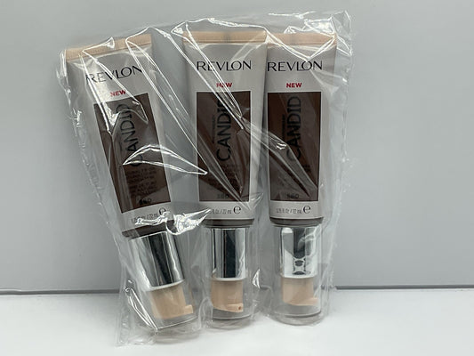 3 PACK - Revlon Photoready Candid Natural Finish Foundation 560 Espresso 