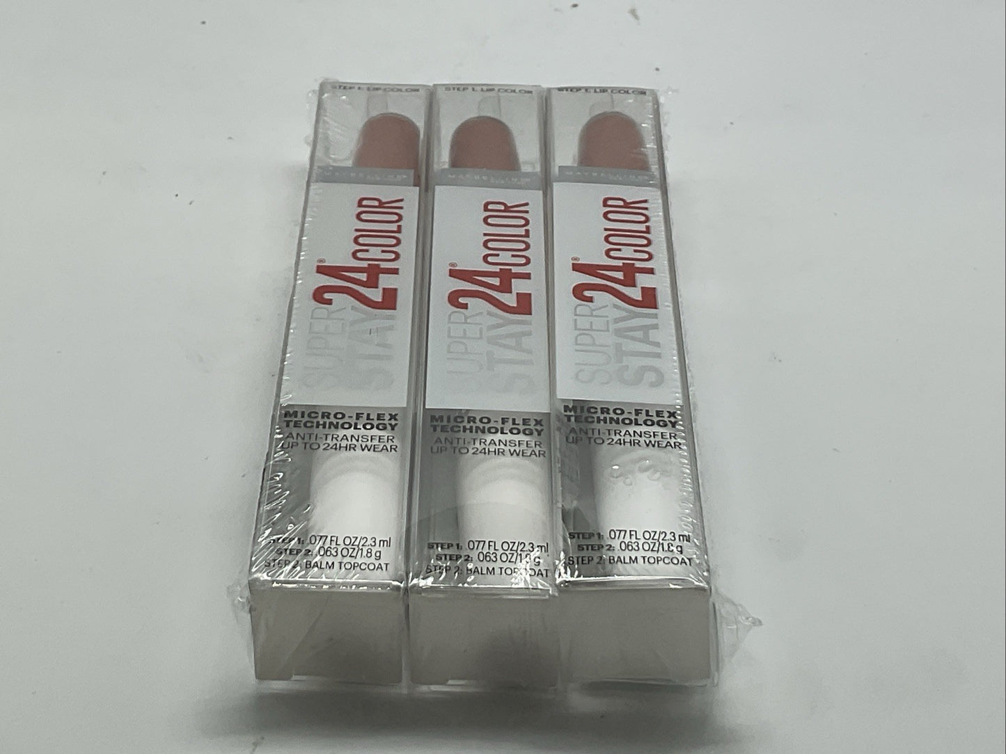 3 PACK - Maybelline SuperStay 24 HR 2-Step Liquid Lipstick - 136 Constant Toast