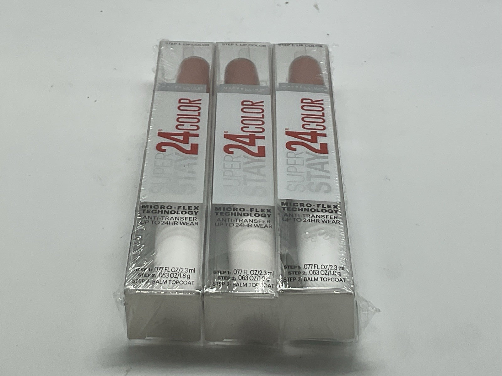 3 PACK - Maybelline SuperStay 24 HR 2-Step Liquid Lipstick - 136 Constant Toast