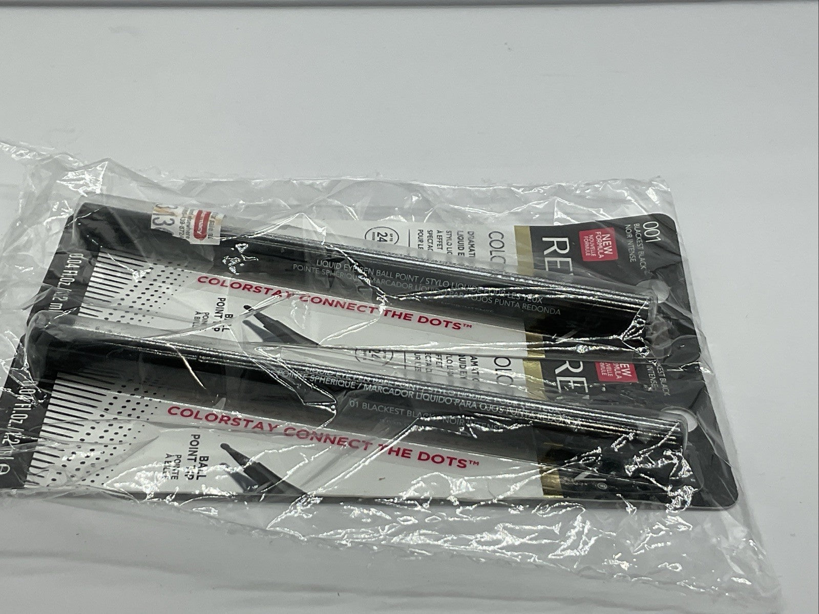 2 PACK - Revlon ColorStay Liquid Eye Pen - 001 Blackest Black