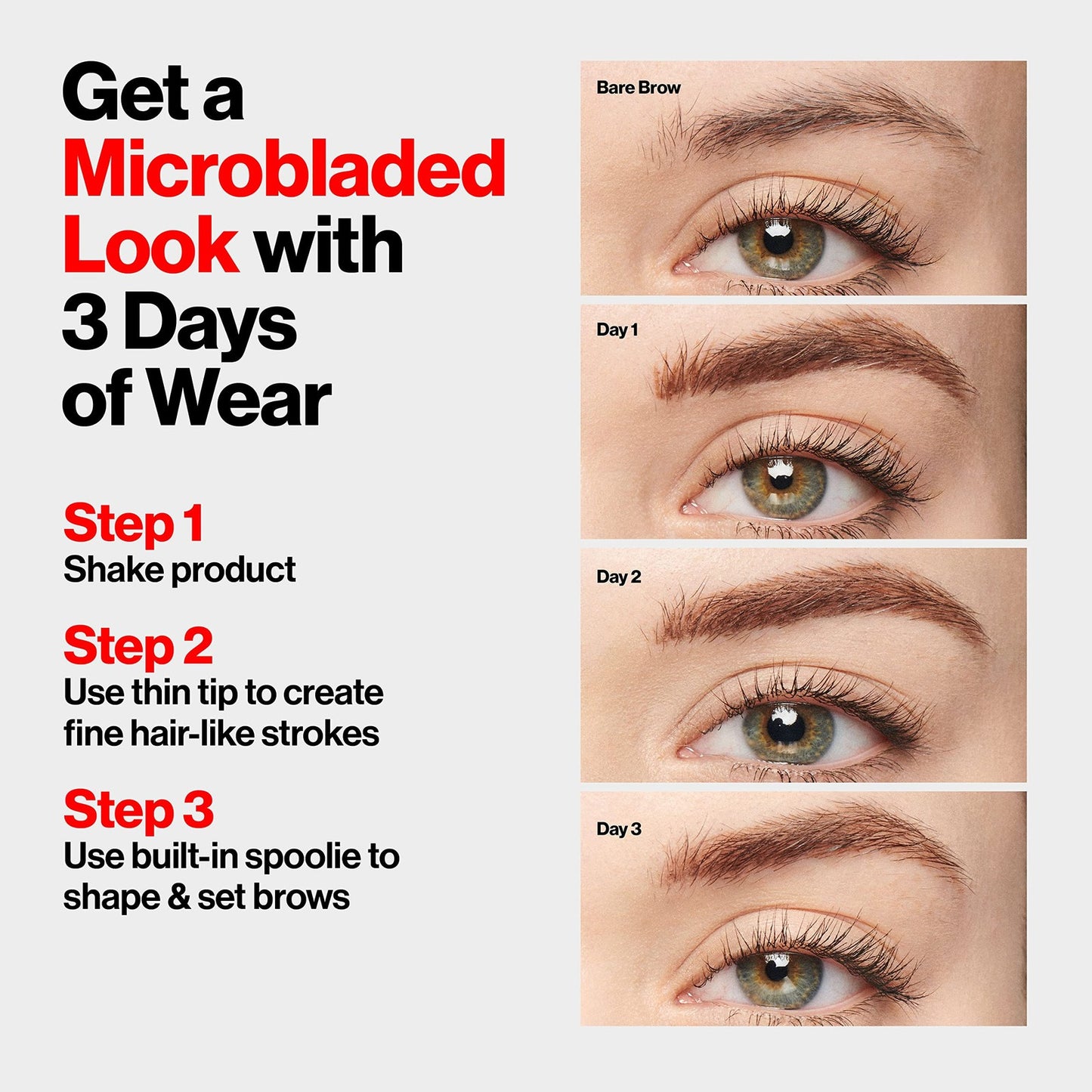 3 Pack - Revlon ColorStay Semi-Permanent Brow Ink - 350 Blonde Ink