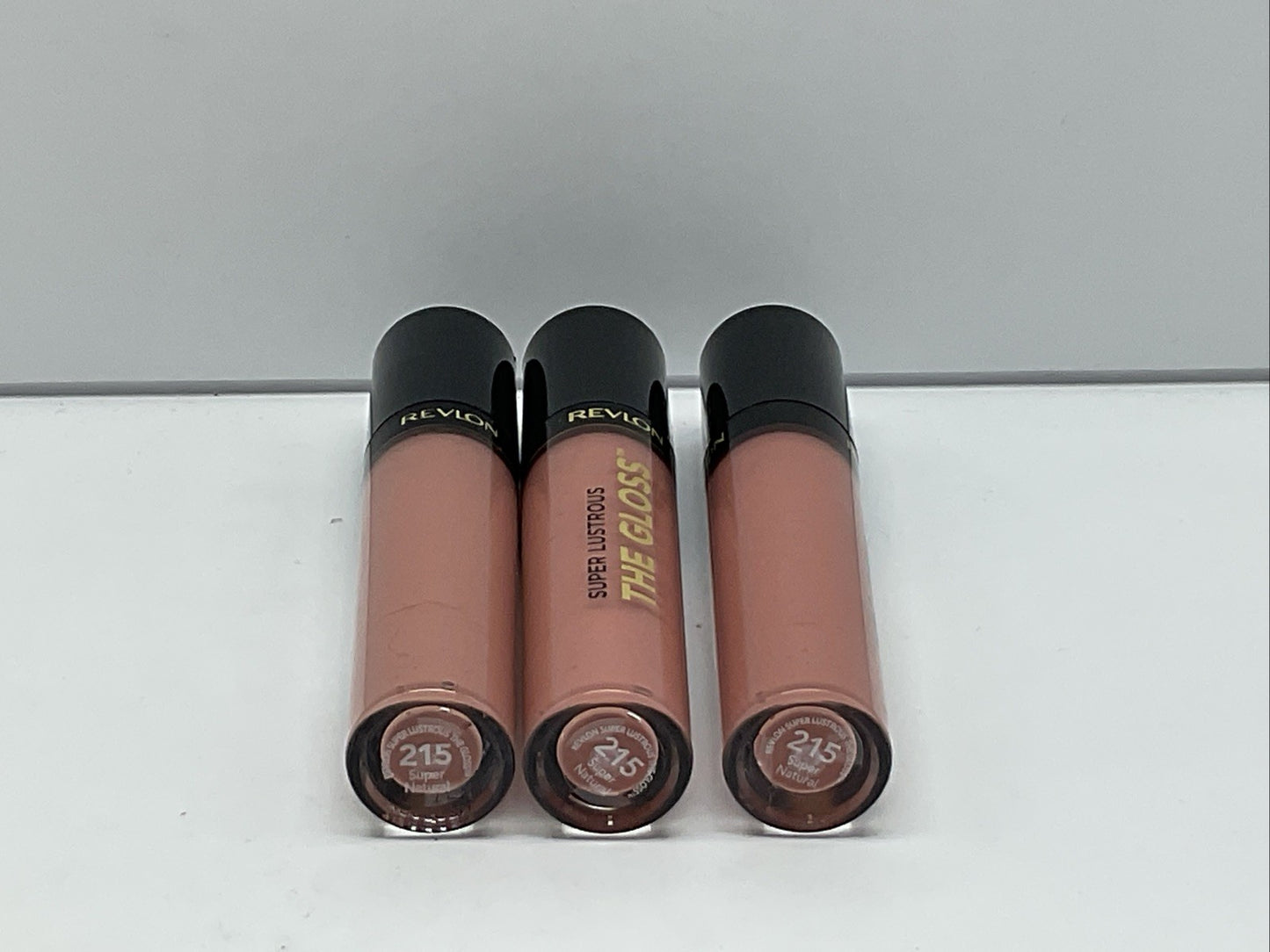 Revlon Super Lustrous The Gloss Lip Gloss - 215 Super Natural - Set Of 3