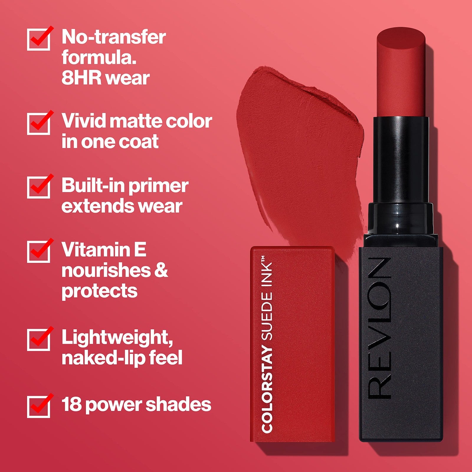 2 PACK - Revlon Colorstay Suede Ink Lipstick - 013 Stir The Pot