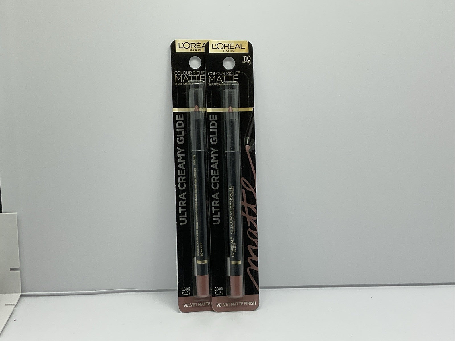 L’Oréal Paris Colour Riche Matte Lip Liner - 110 Velvet Matte Finish - Set Of 2