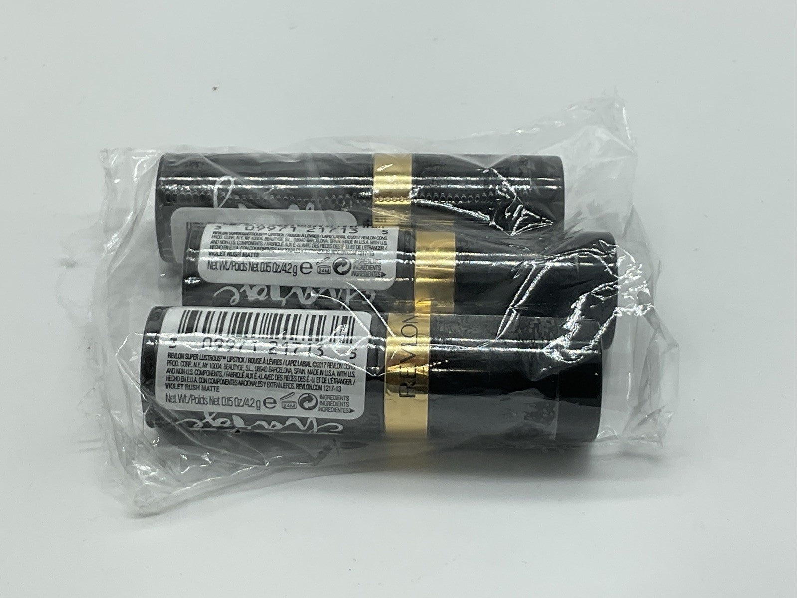 3 PACK - Revlon Super Lustrous Color Charge Lipstick - 030 Violet Rush Matte