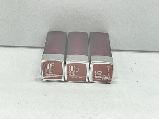 3 PACK - Maybelline Color Sensational Lipstick Cream Finish - 005 Pink Sand