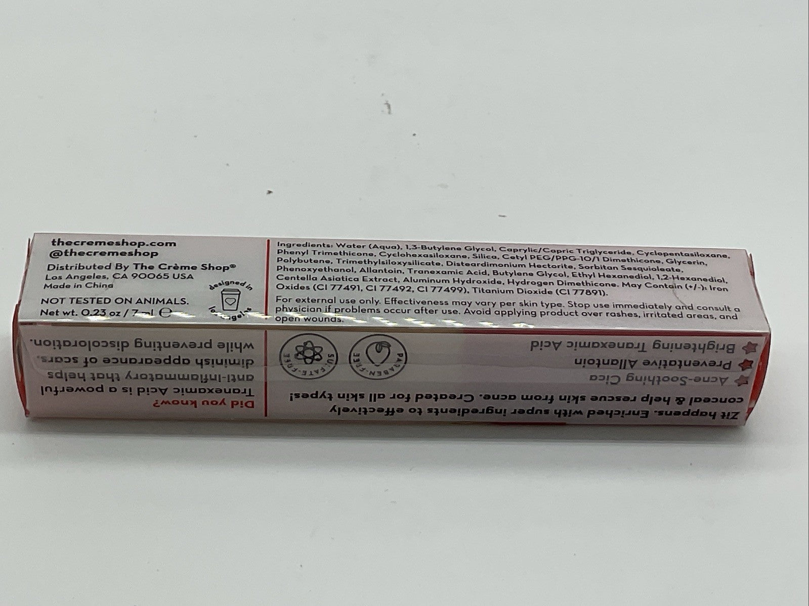 The Crème Shop | What Acne? Full Coverage Rescue Concealer - Medium 10