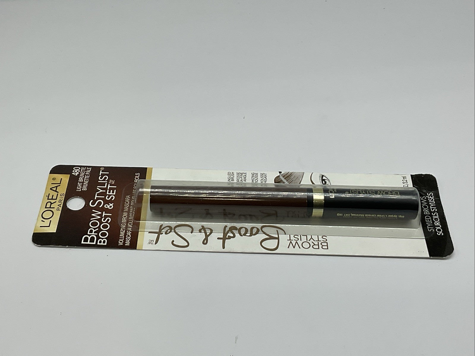 L’Oréal Brow Stylist Volumizing Brow Mascara - 480 Light Brunette - Single