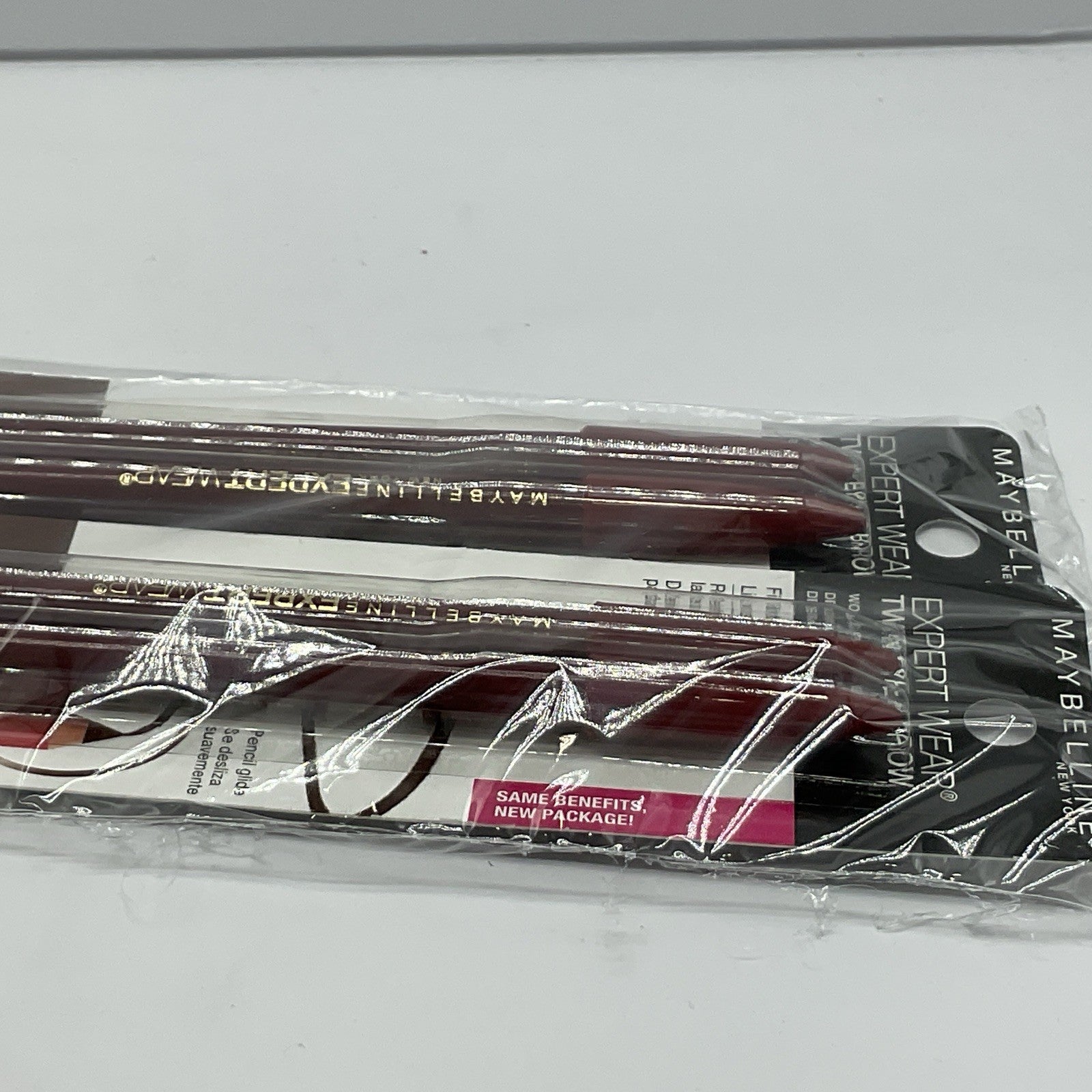 2 PACK -Maybelline Expert Wear Twin Eye & Brow Eyeliner Pencil, Medium Brown 103