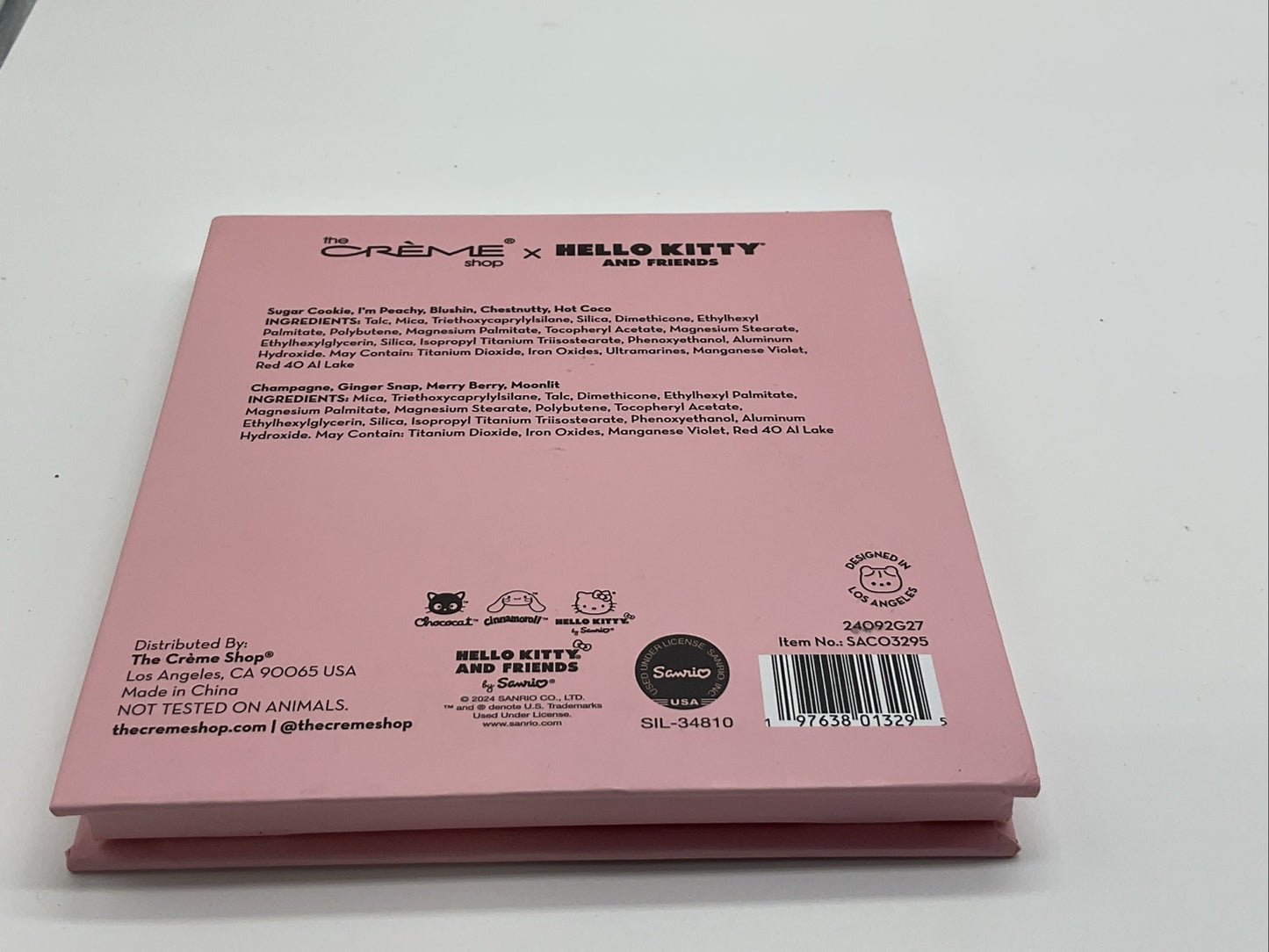 The Créme Shop x Hello Kitty And Friends Eyeshadow Palette - Snowy Sweethearts