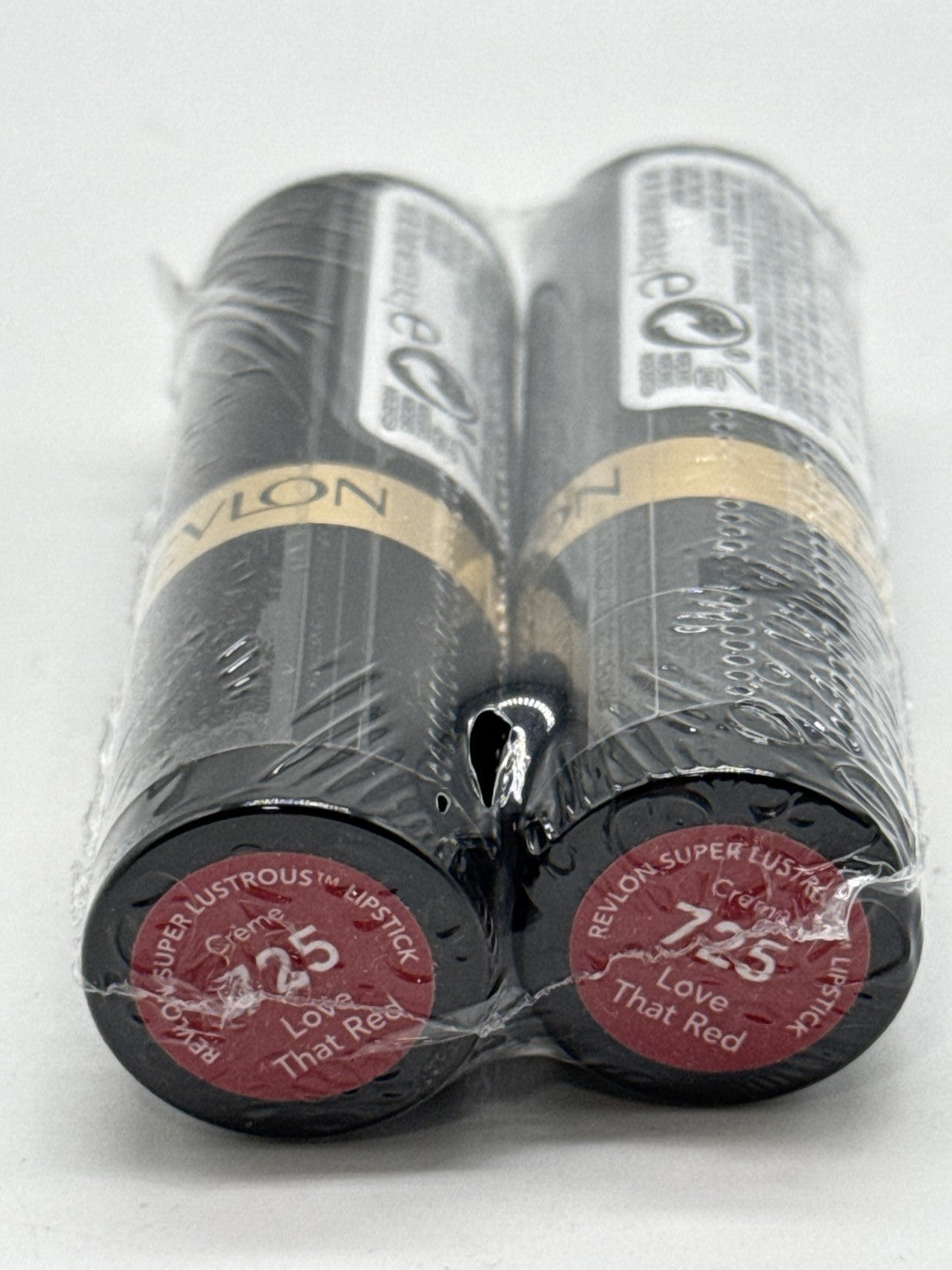 REVLON Super Lustrous Lipstick 725 LOVE THAT RED, 2 pack