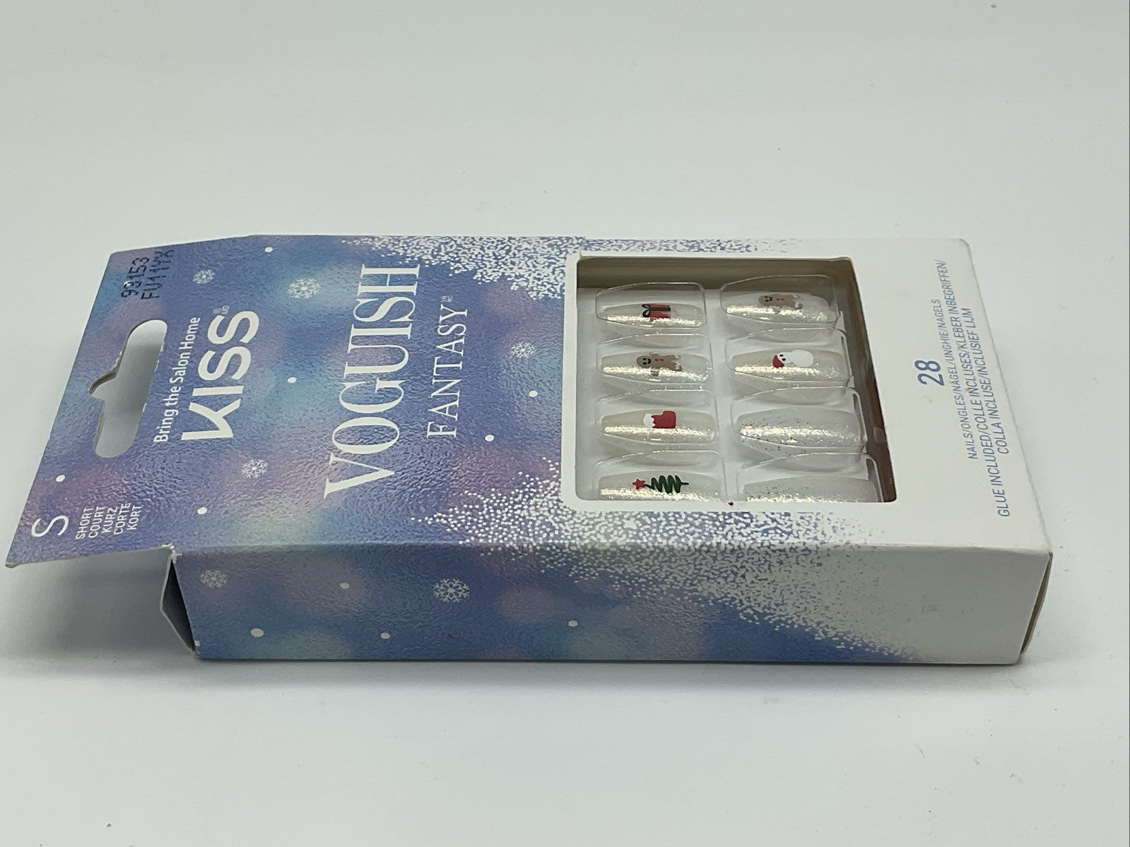 KISS Voguish Fantasy 28 Short Nails - 93153 Holiday