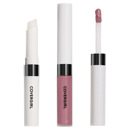 Covergirl Outlast All-Day, Lip Color, 550 Blushed Mauve, 2 Piece Set