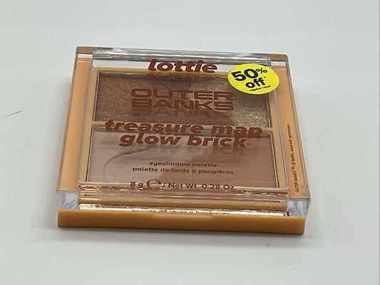 Lottie London Outer Banks 0.28oz Bronzing Face Powder - Treasure Map Glow Brick