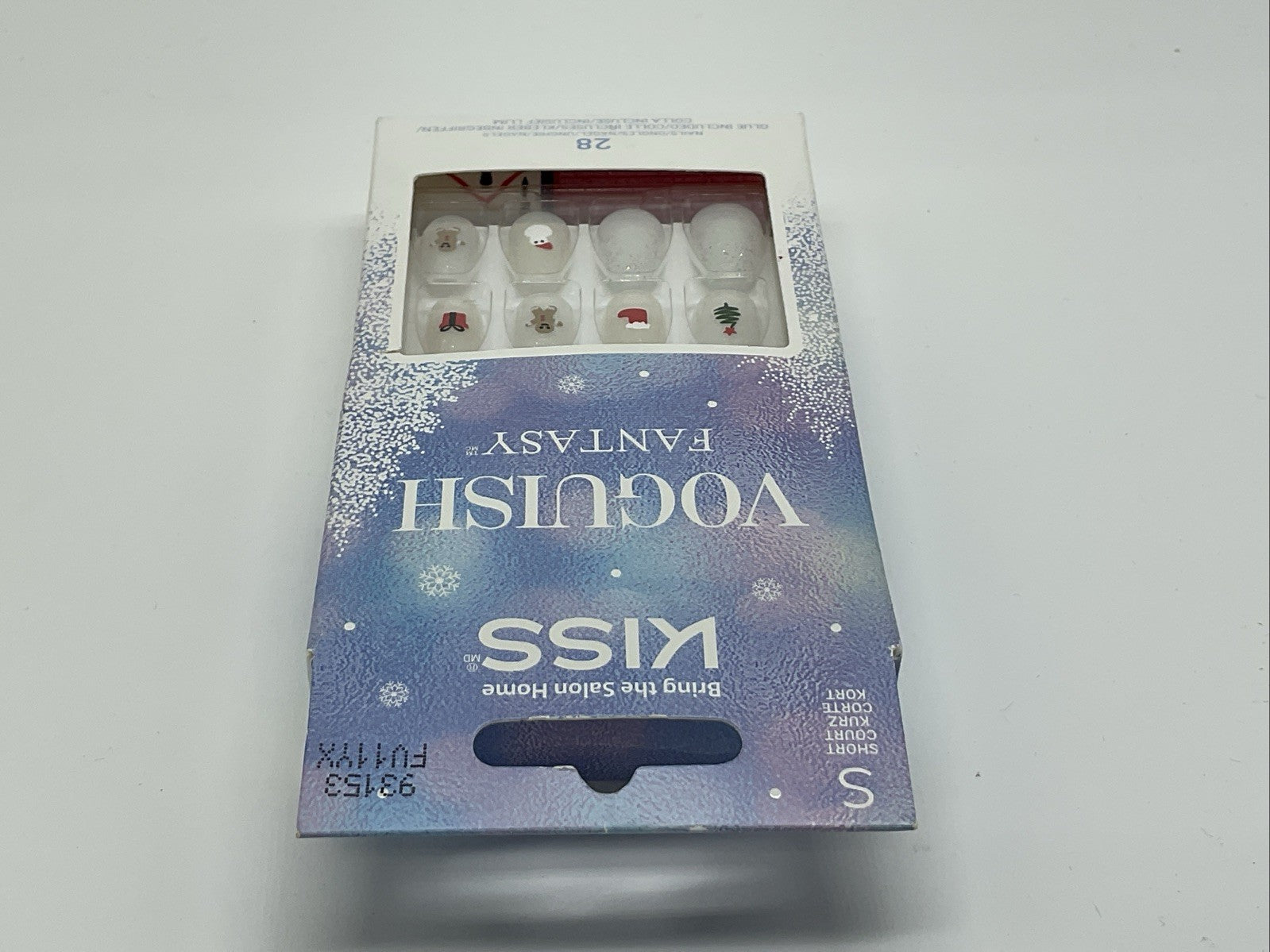 KISS Voguish Fantasy 28 Short Nails - 93153 Holiday