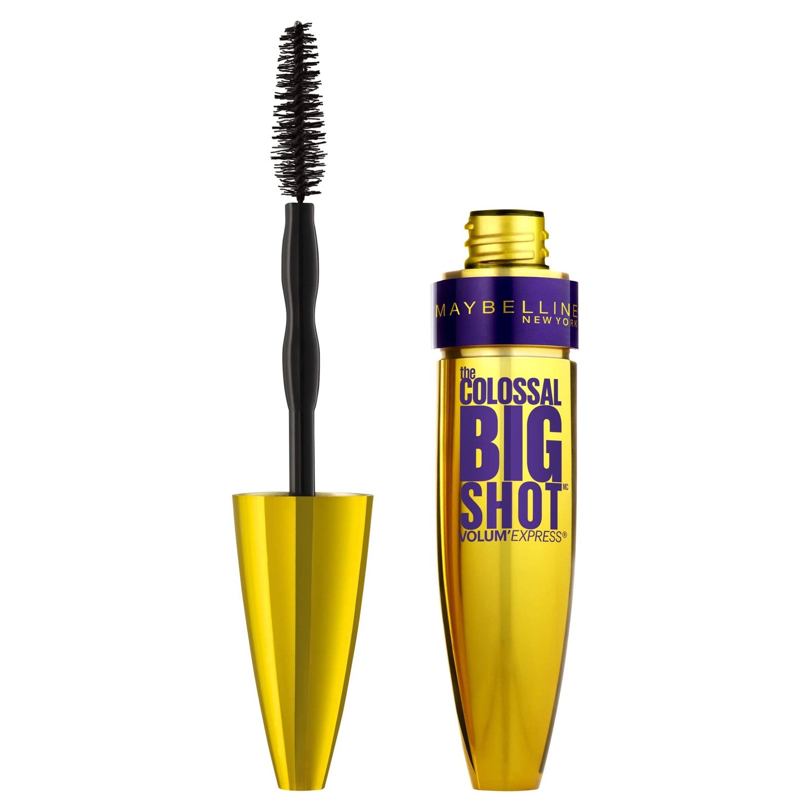 2 Pack Maybelline Volum' Express The Colossal Mascara #223 Blackest Black