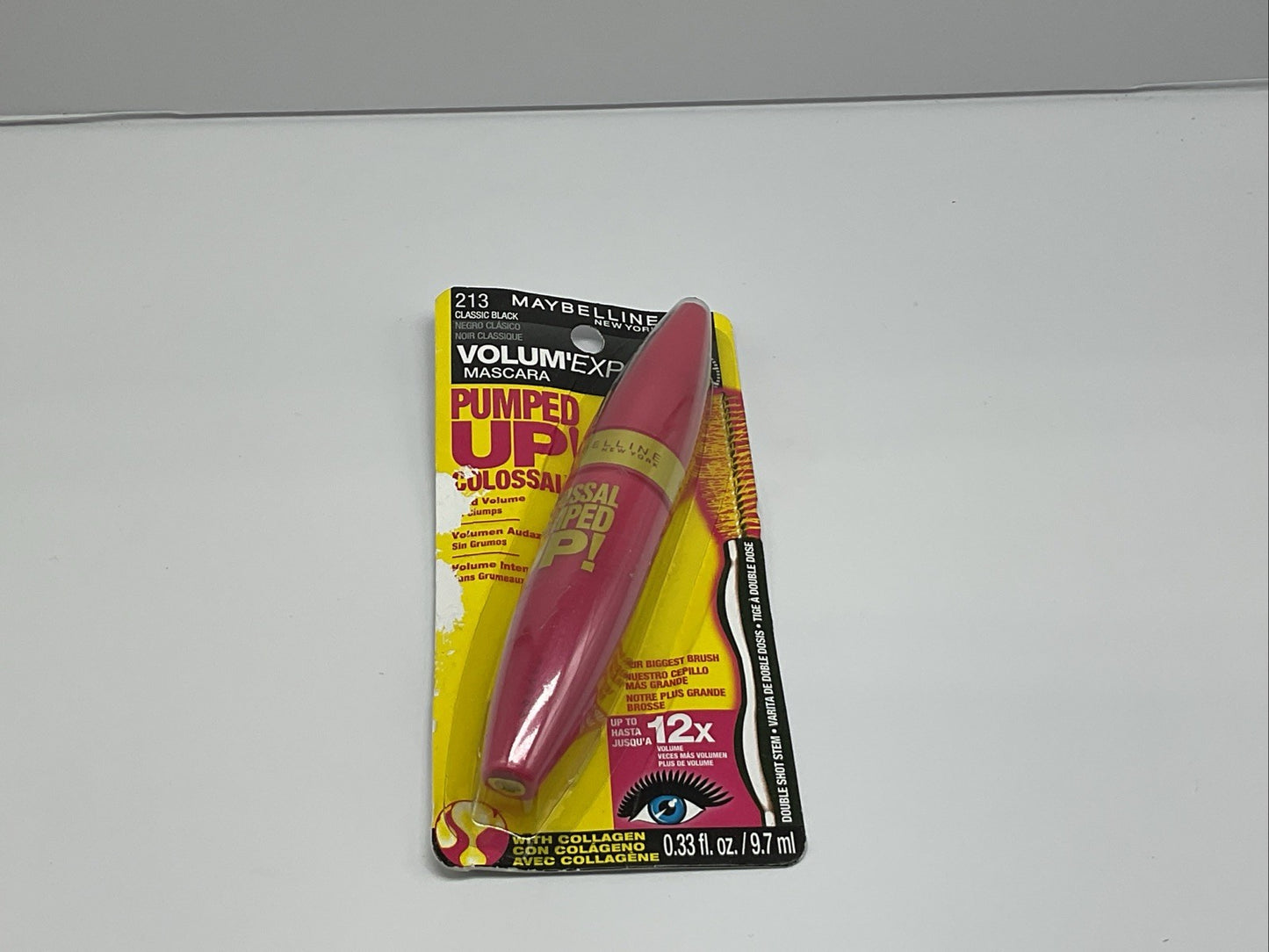 Maybelline Volum'Express Pumped Up Colossal Mascara - 213 Classic Black - Single