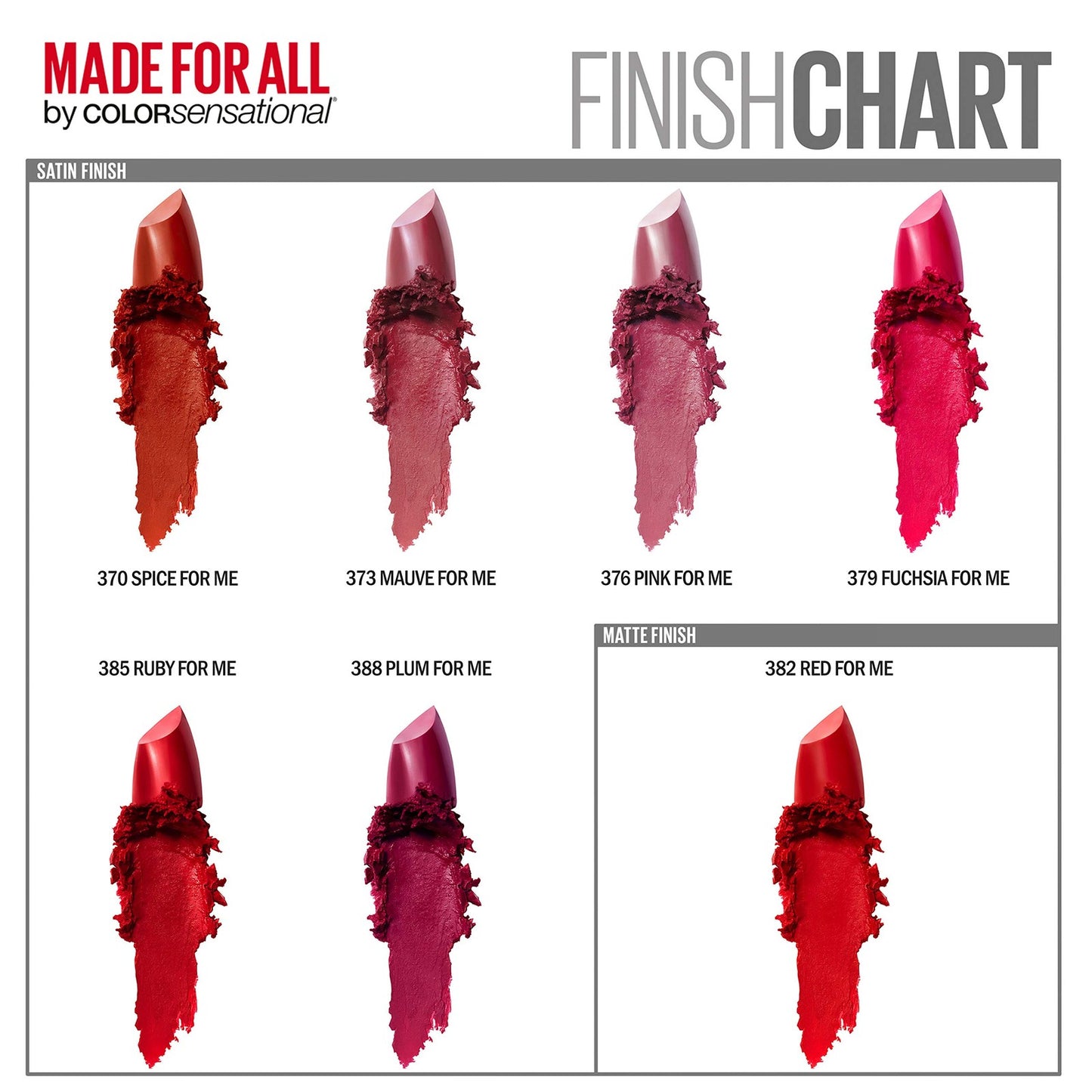 3 PACK - Maybelline ColorSensational Lipstick - 370 Spice For Me