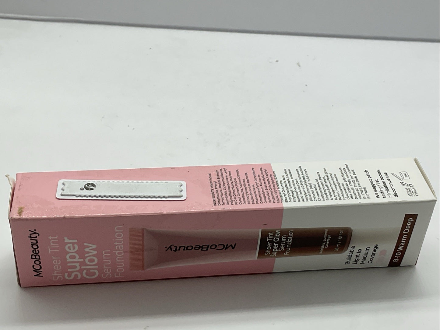 MCoBeauty Super Glow Sheer TINT Serum Foundation - 8-10 Warm Deep