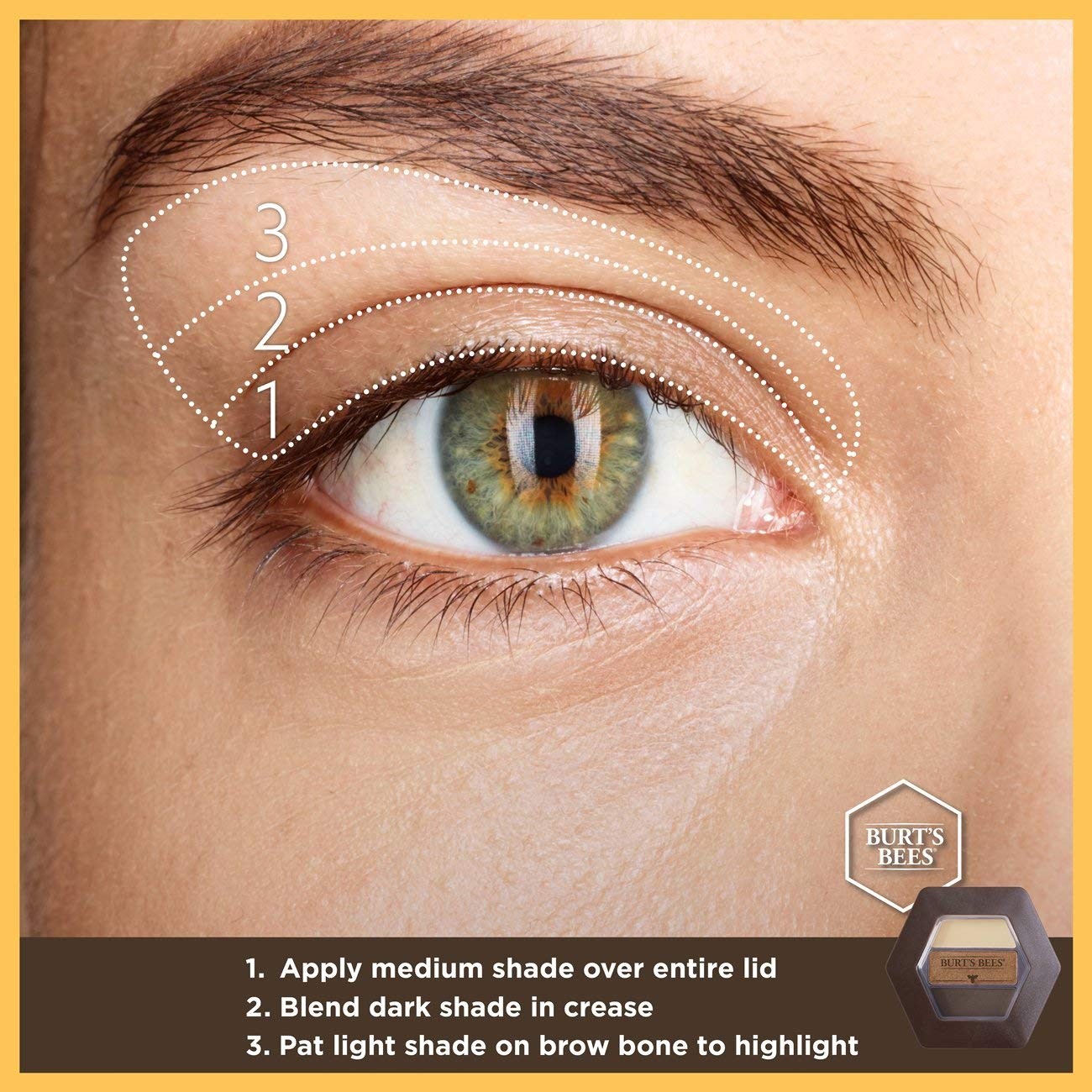 Burt’s Bees Eye Shadow Trio #1520 DUSKY WOODS 