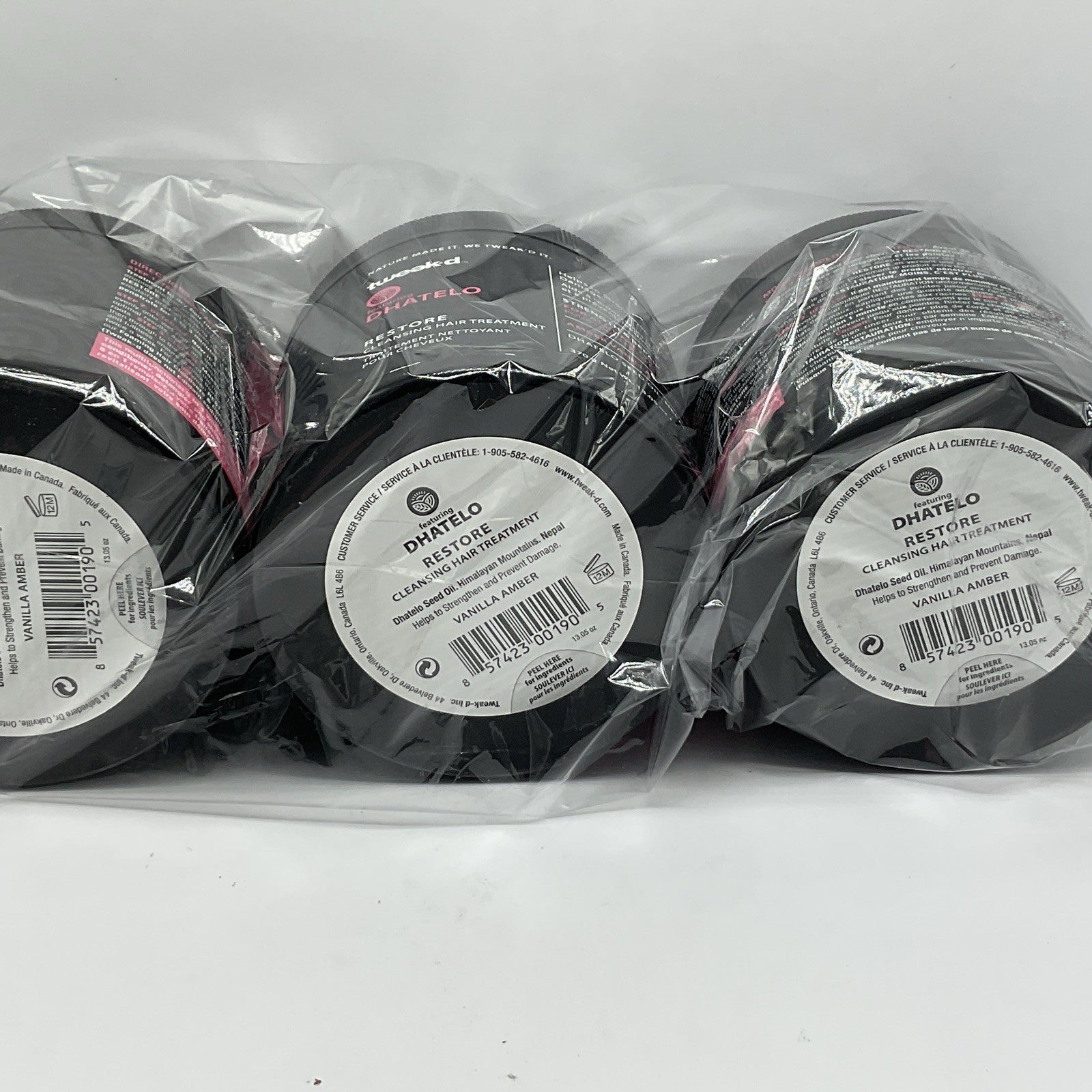 3 PACK - Tweakd RESTORE Cleansing Hair Treatment AMBER VANILLA