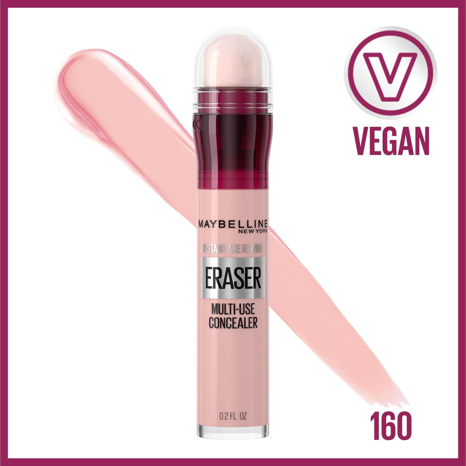 2 Pack Maybelline Instant Age Rewind Eraser Concealer - 160 Shade