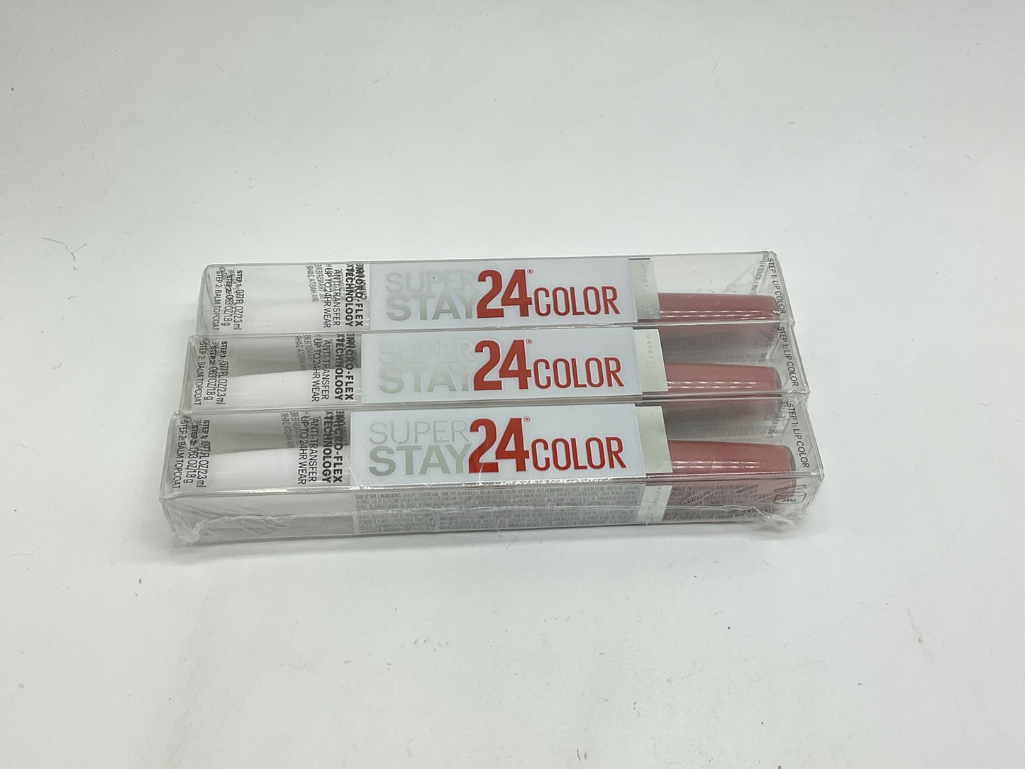 3 PACK - Maybelline Super Stay 24 HR Lip Color #045 Wear on Wildberry
