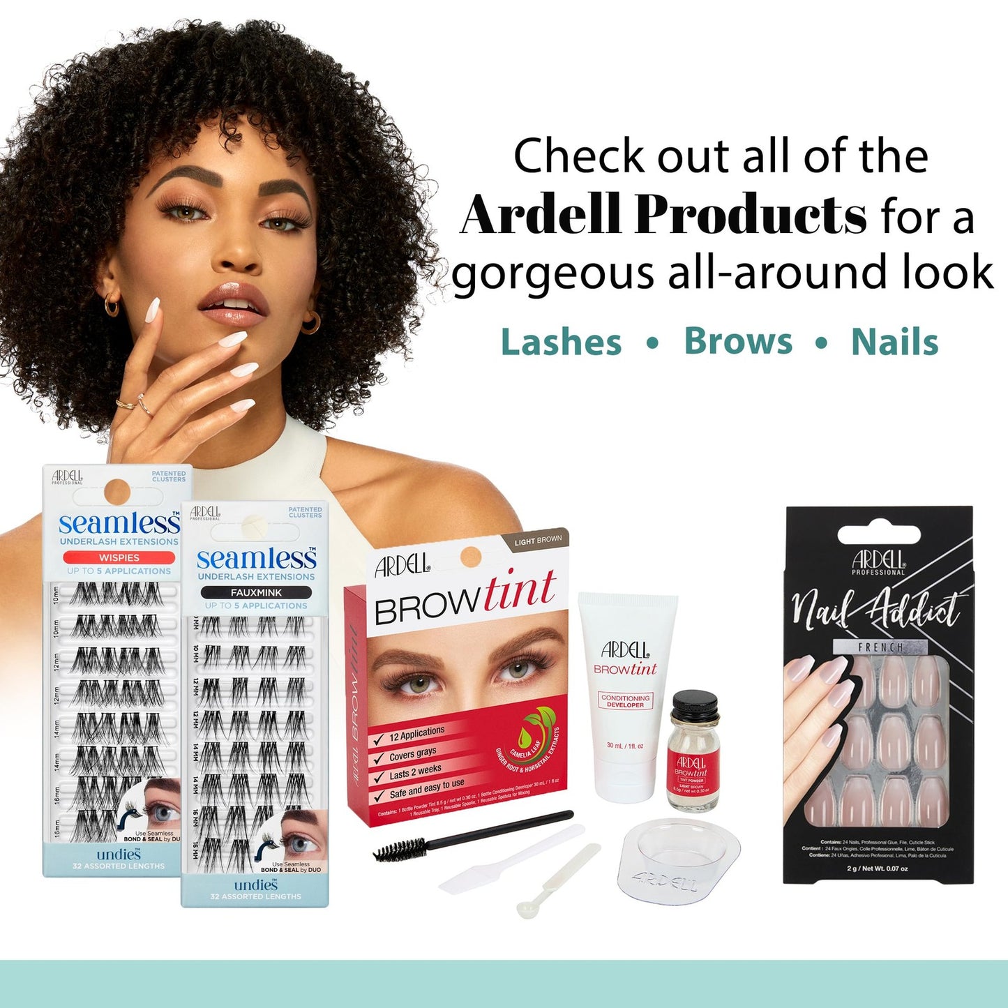 Ardell Professional - Active Lash, High Endurance, Flexible Band - Gainz 4 pairs
