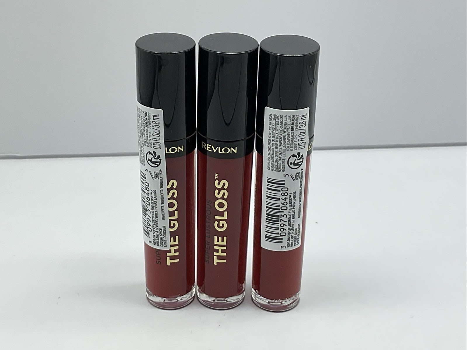 Revlon Super Lustrous The Gloss Lip Gloss - 247 Desert Spice - Set Of 3