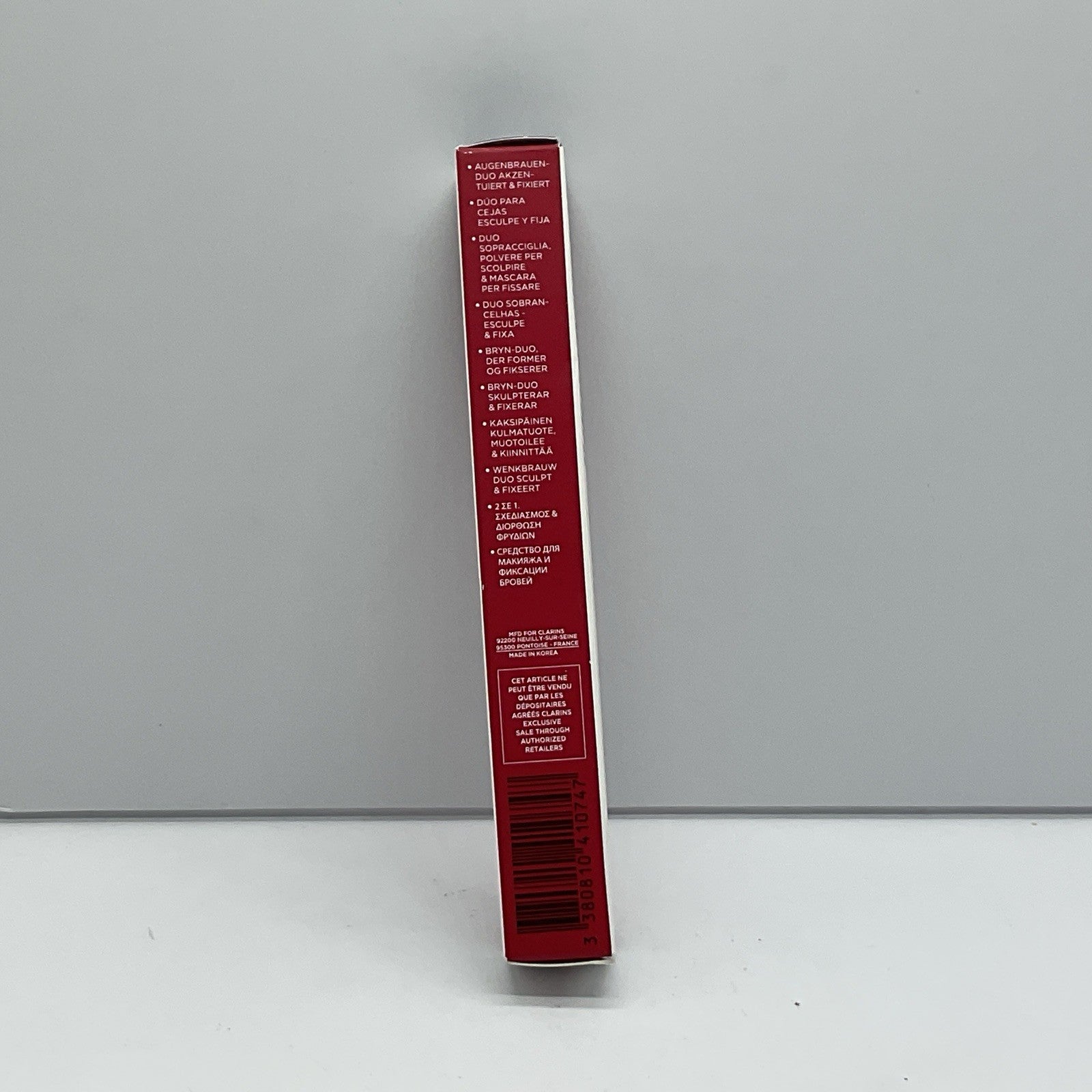 Clarins Brow DUO Defines & Fixes 04 Medium Brown All Skin Types