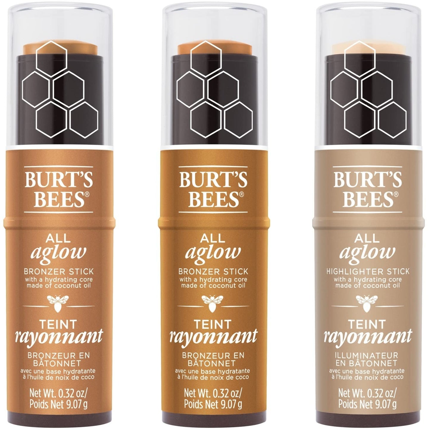 BURT'S BEES All Aglow Highlighter Stick Illuminator - 1905 OPAL MIST 