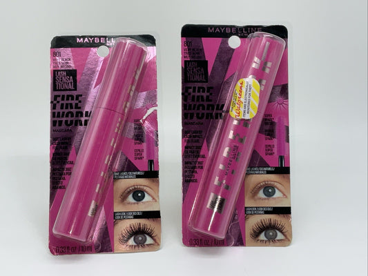 Maybelline New York LashSensational Firework Mascara 801 Very Black - Set Of 2