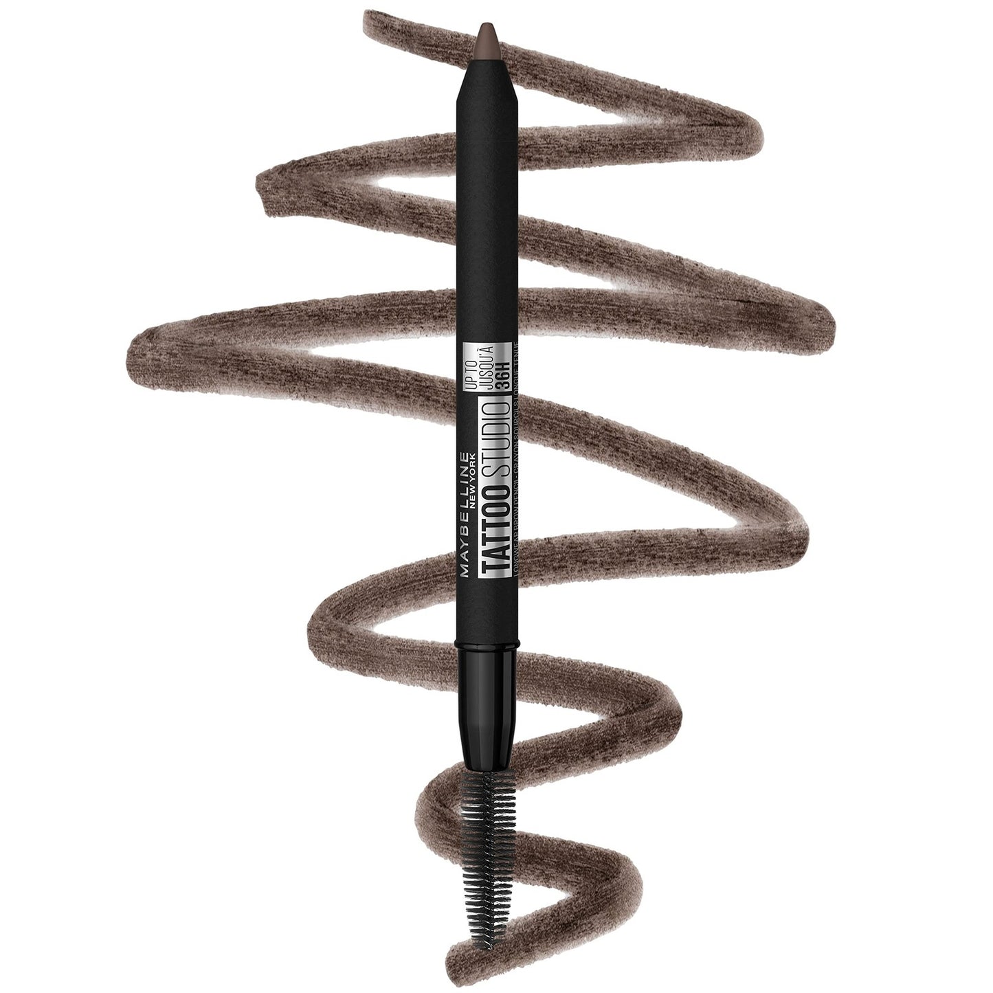 2 PACK - Maybelline Tattoo Studio 36HR Longwear Brow Pencil ~ 260 Deep Brown