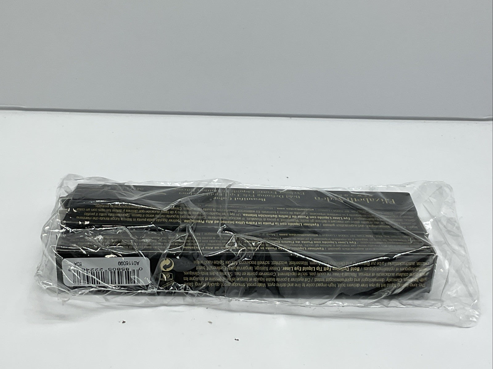 3 PACK - Elizabeth Arden Beautiful Color Liquid Eyeliner 01 SERIOUSLY BLACK
