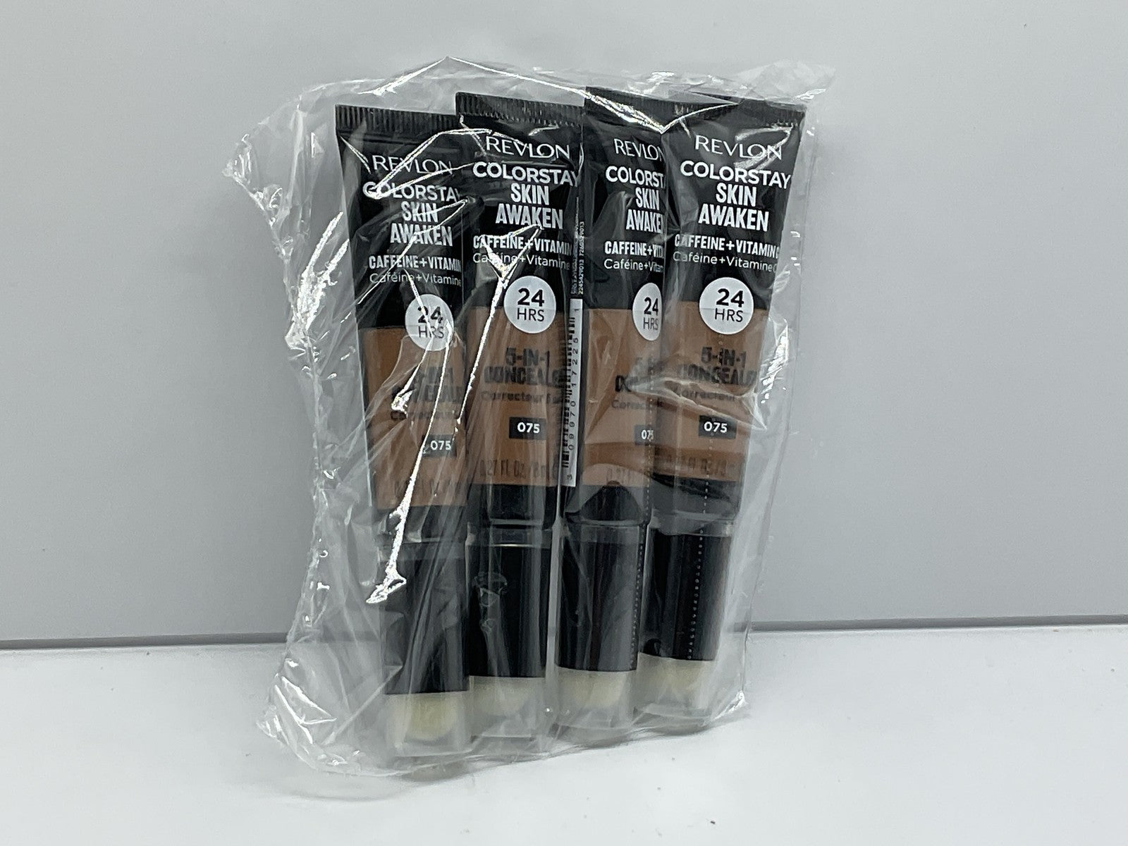 4 PACK - Revlon ColorStay Skin Awaken 5-in-1 Concealer 075 HAZELNUT