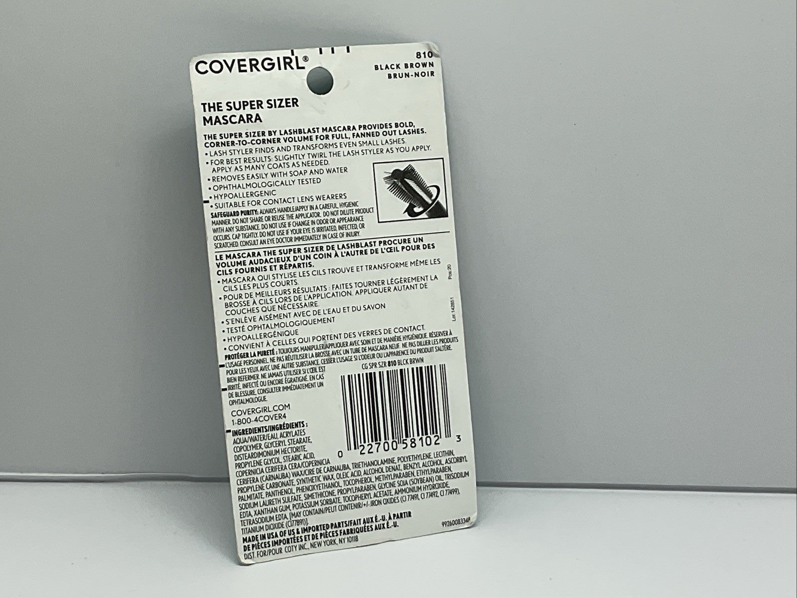 Covergirl Super Sizer Lashblast Mascara - 810 Black Brown - Single