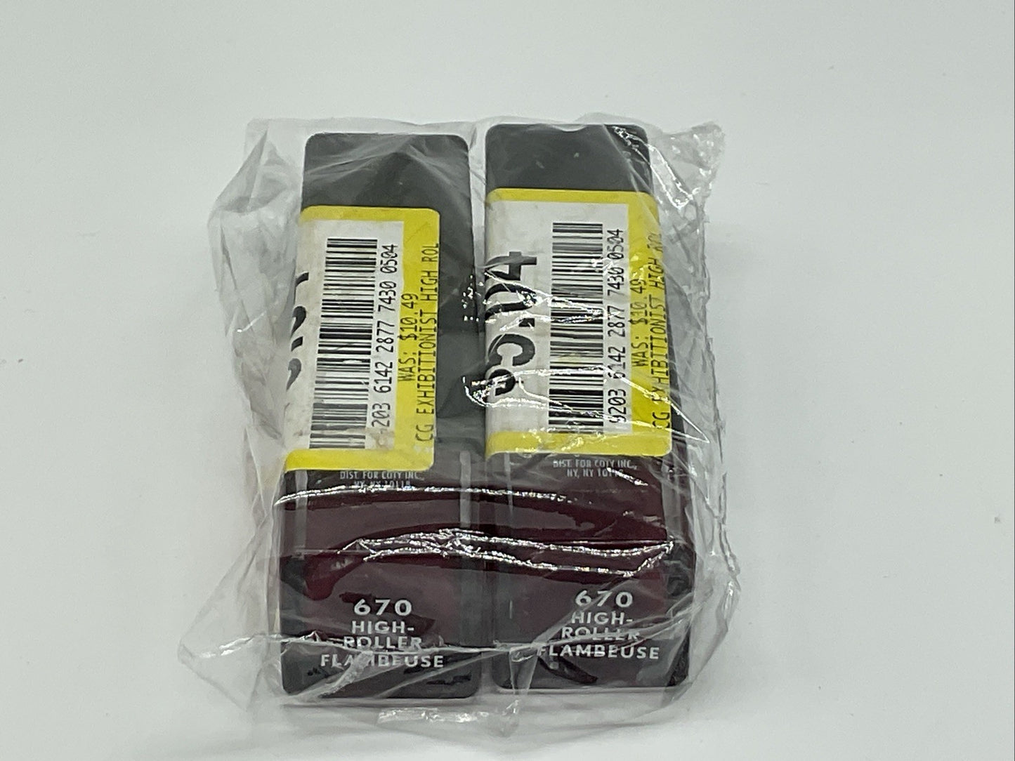2 PACK - Covergirl Exhibitionist Lipstick 0.09 Oz - 670 High Roller Flambeuse