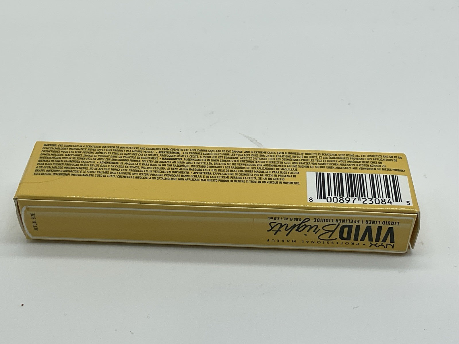 NYX Professional Vivid Brights Liquid Eyeliner Liner - 03 Had Me At Yellow