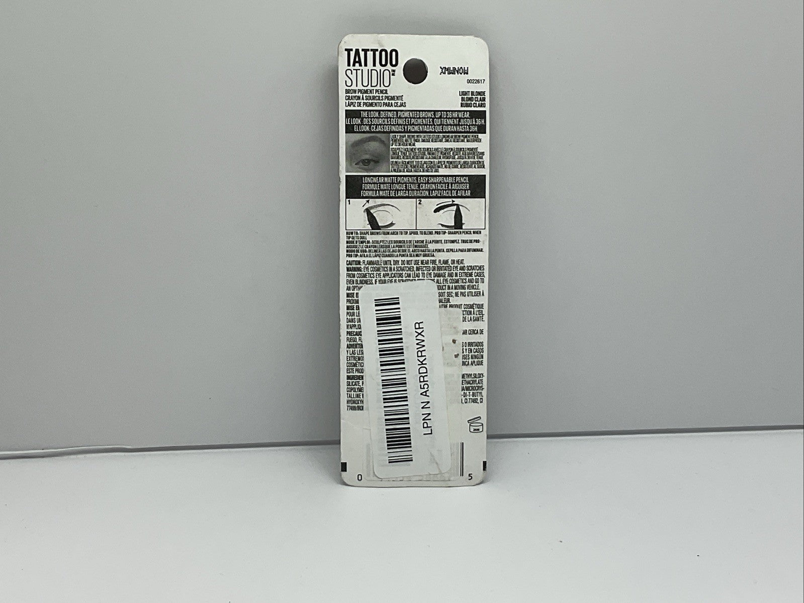 Maybelline Tattoo Studio 36H Longwear Brow Pencil - 248 Light Blonde - Single