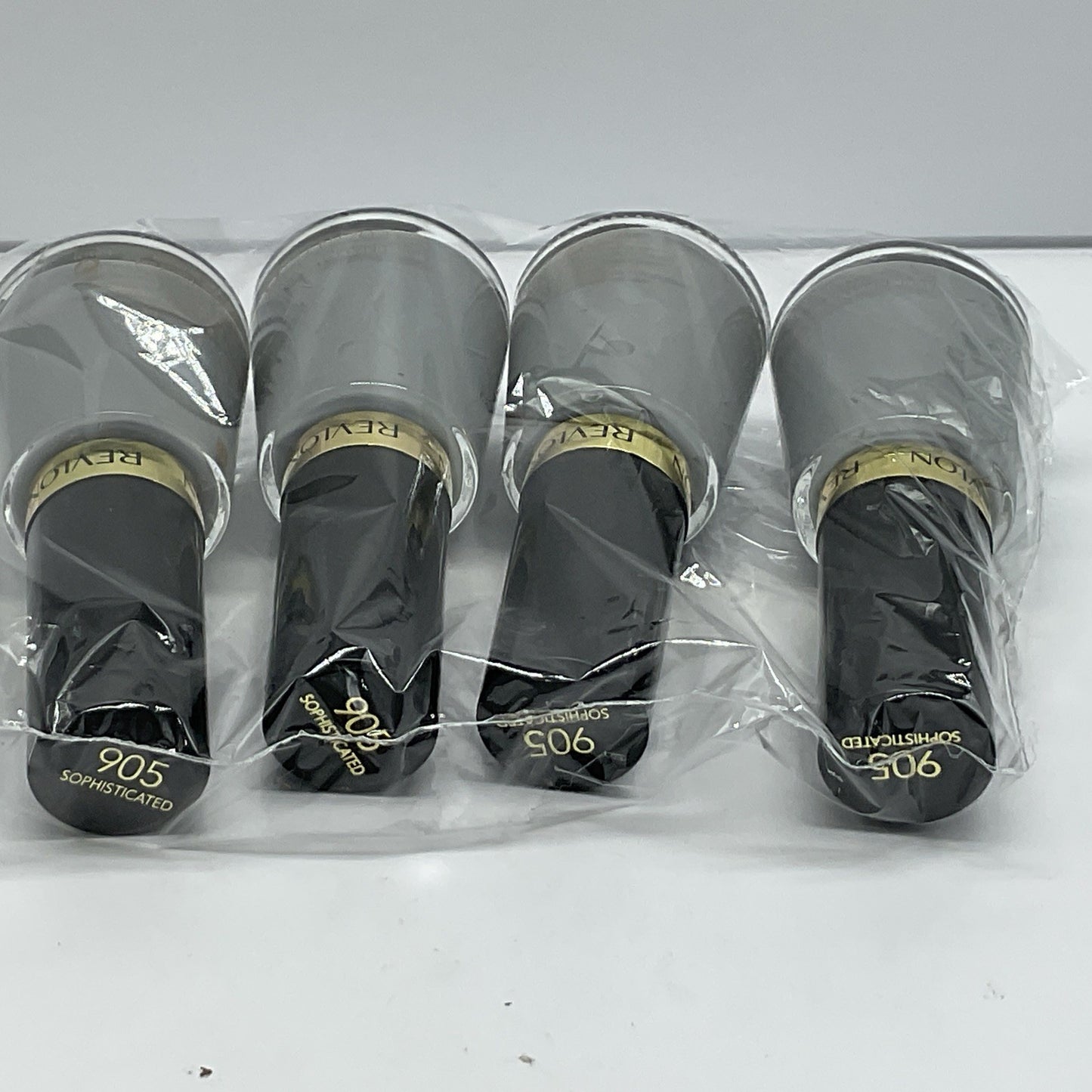 4 PACK - REVLON NAIL ENAMEL NAIL POLISH 905 SOPHISTICATED